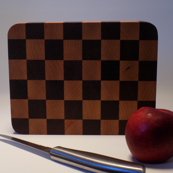 checkered cutting board